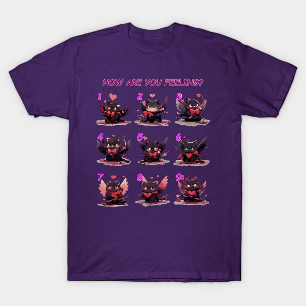 How are you feeling?  (Valentine's Day Edition) T-Shirt by Dill Pickle Apparel